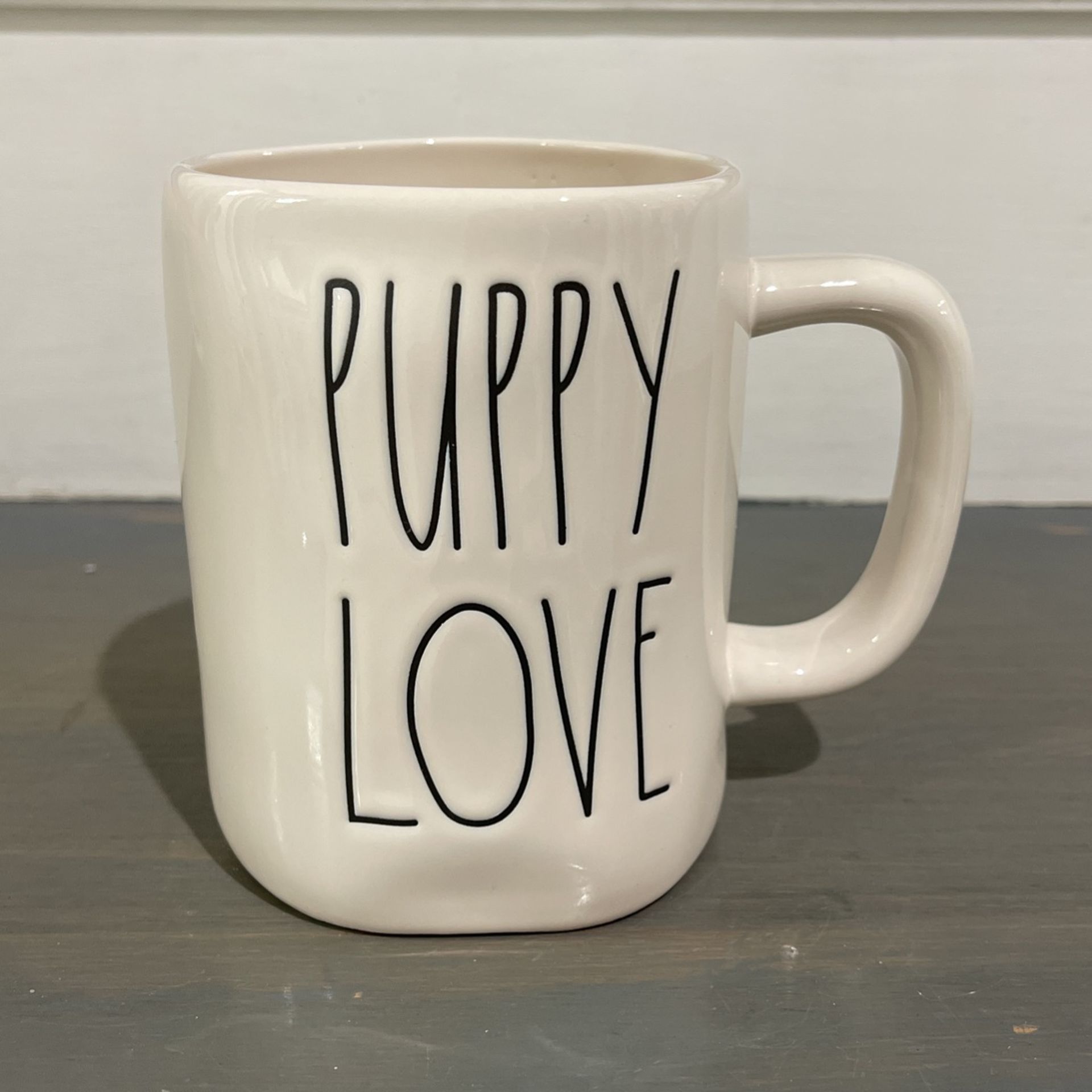 Rae Dunn “PUPPY LOVE” White Mug