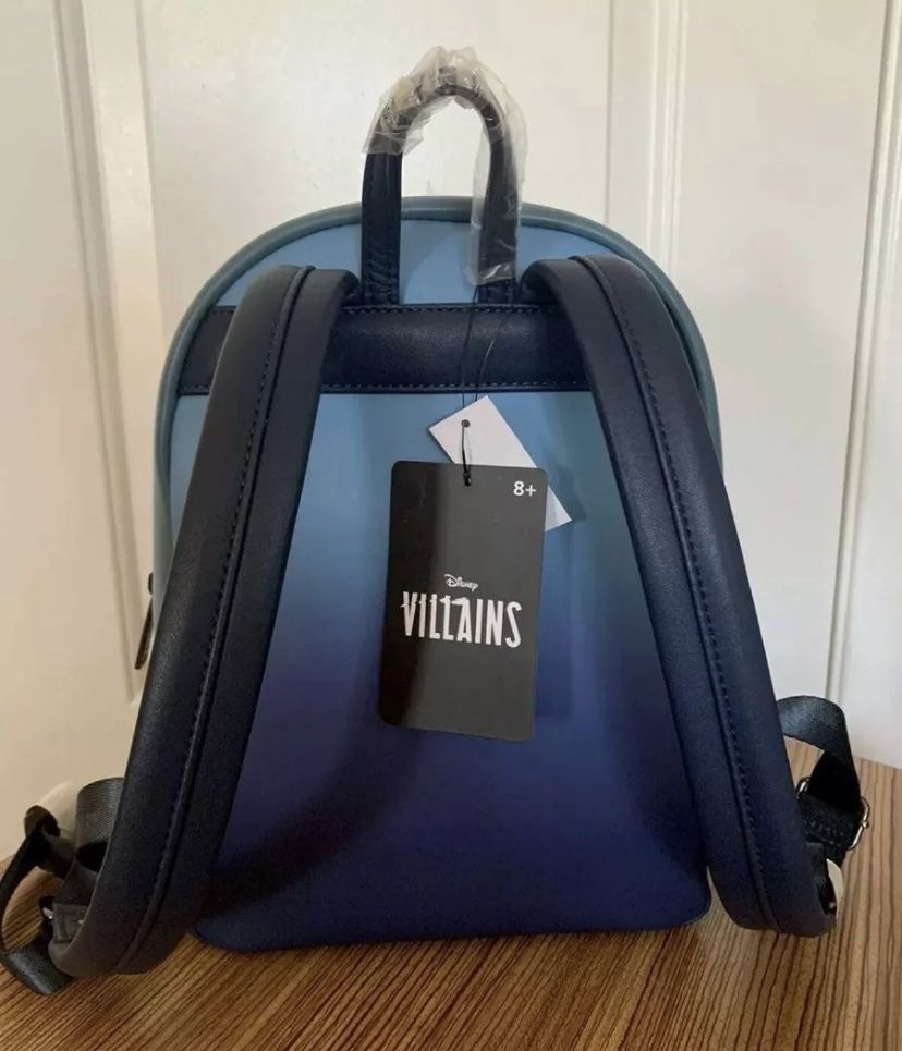 Loungefly Disney Villains Maleficent, Ursula Full Cast Mini Backpack New W/Tags.