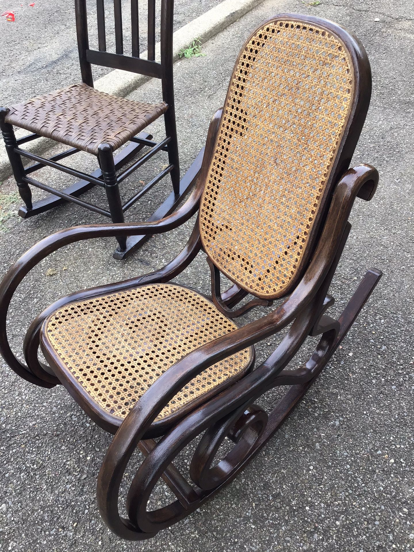 Small child’s rocking chairs