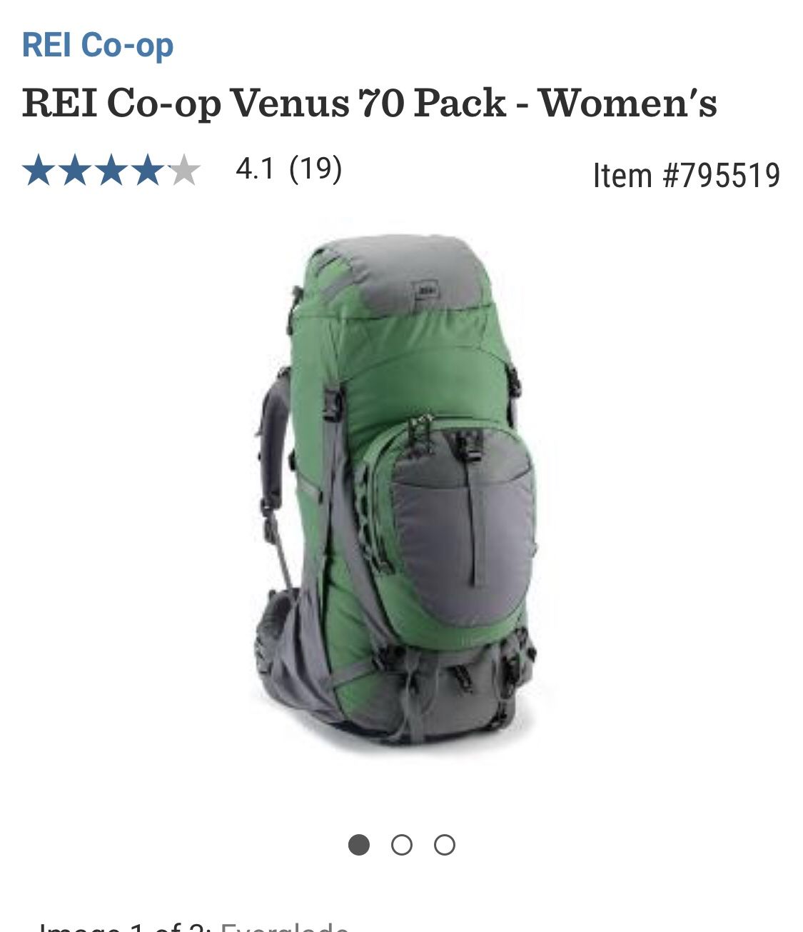 rei venus 70 backpack