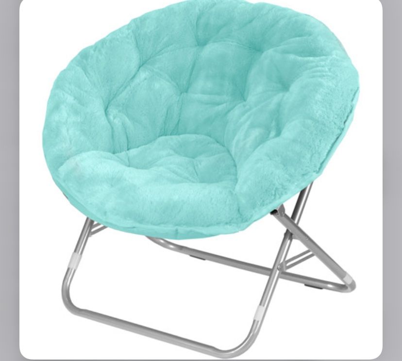 Mainstays Faux Fur Saucer Chair