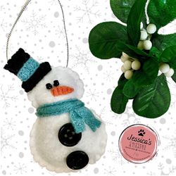 Snowman Christmas Ornaments! Thumbnail