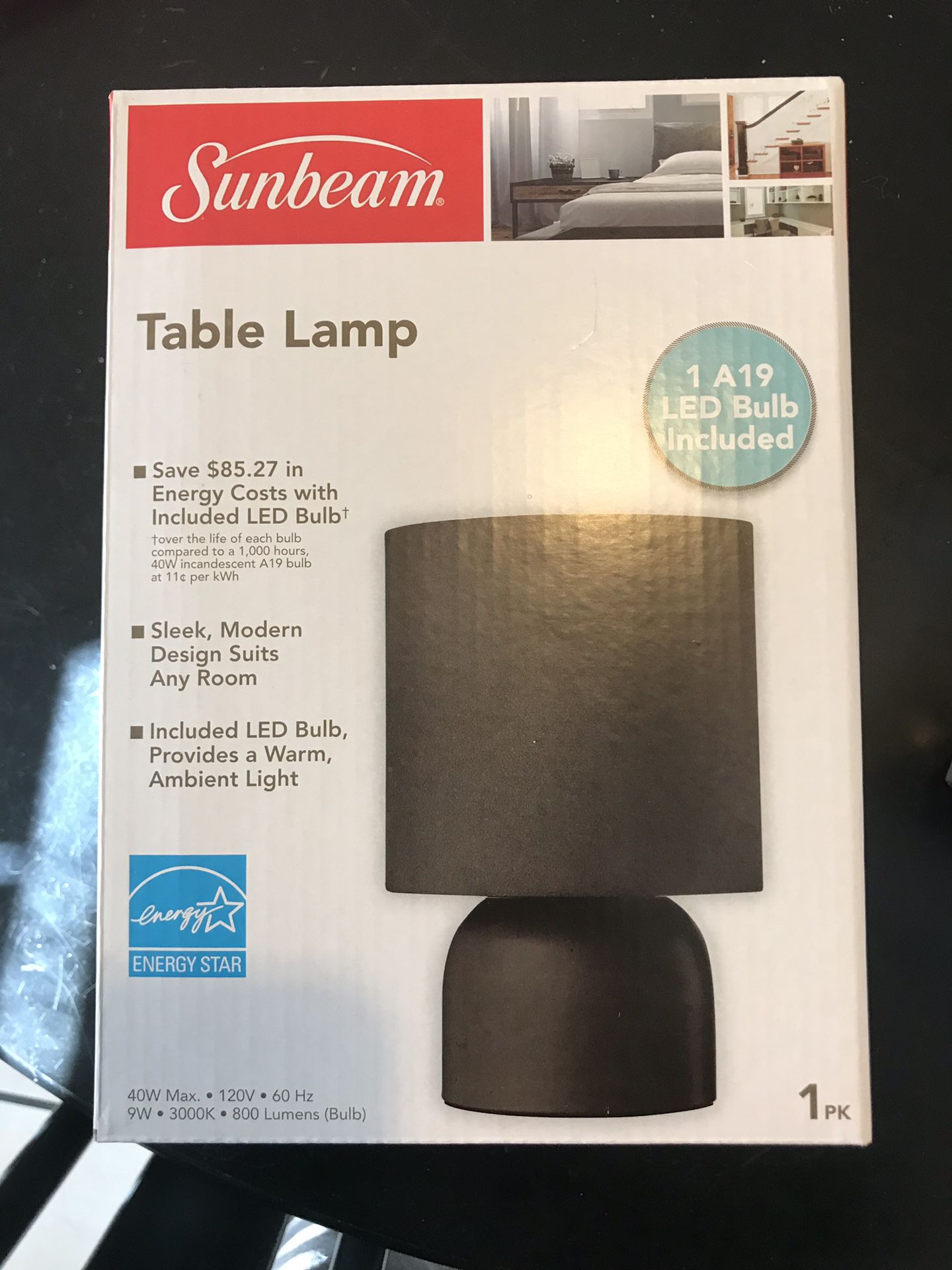 Sunbeam LED table lamp
