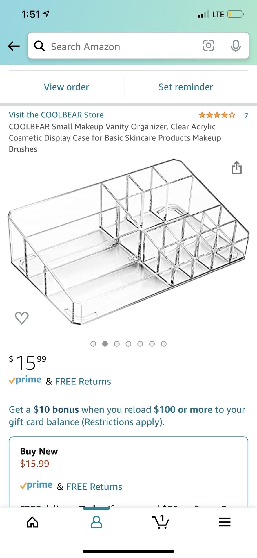 Makeup Organizer