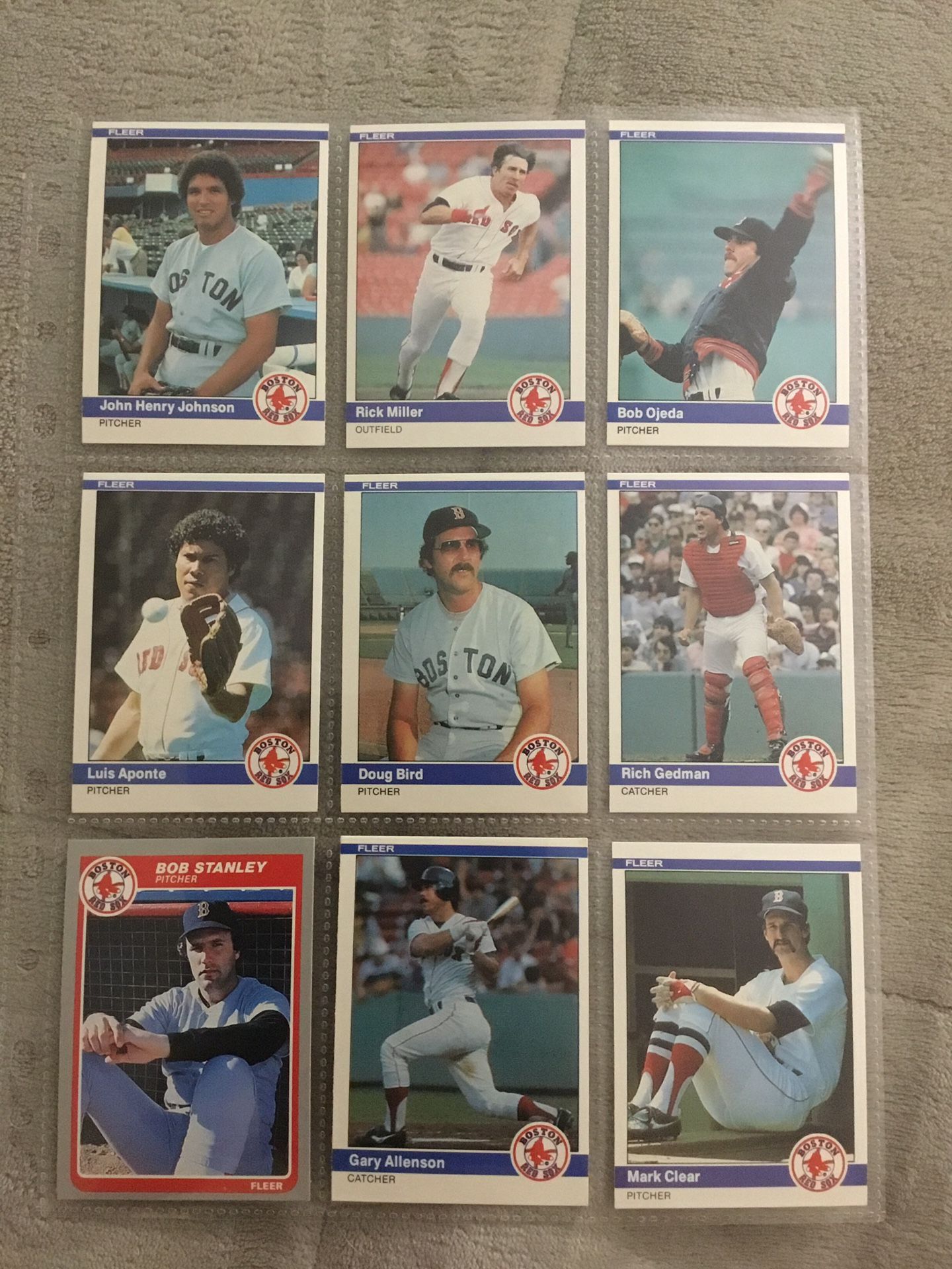 1984/1985 Fleer baseball cards. 562 total cards.