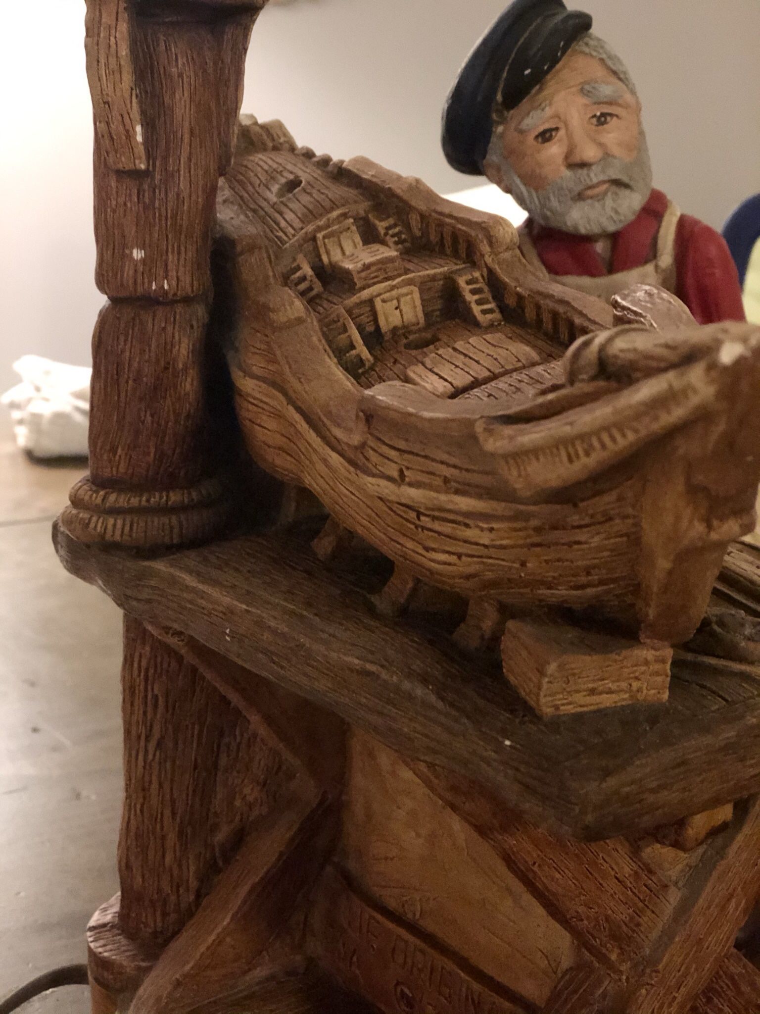 Original Vintage Boatmaker Lamp