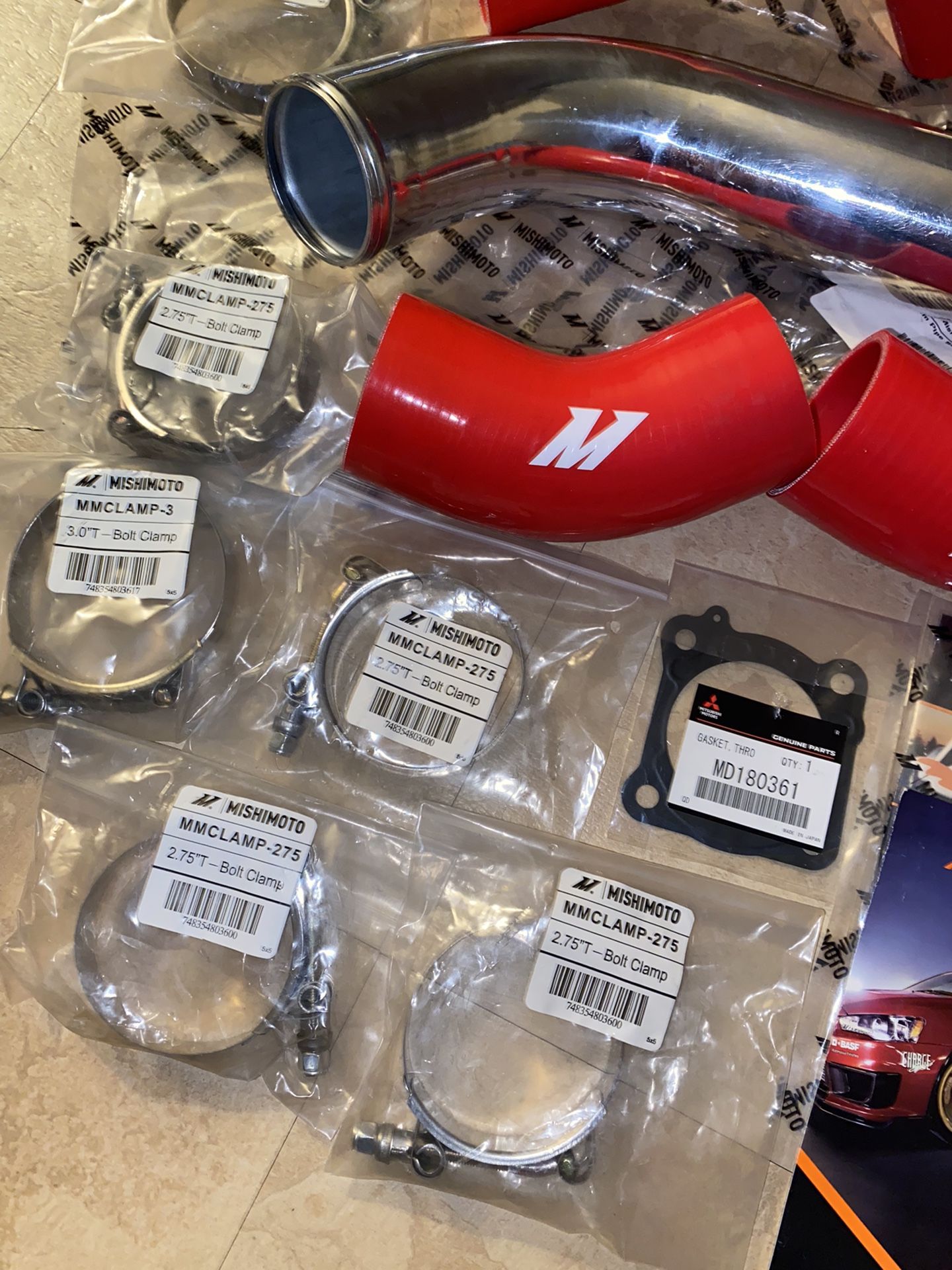 Mishimoto Evo Intercooler Pipe Kit (Evo 7,8,9) Evo Parts, Mishimoto Parts, Lancer Evolution Parts
