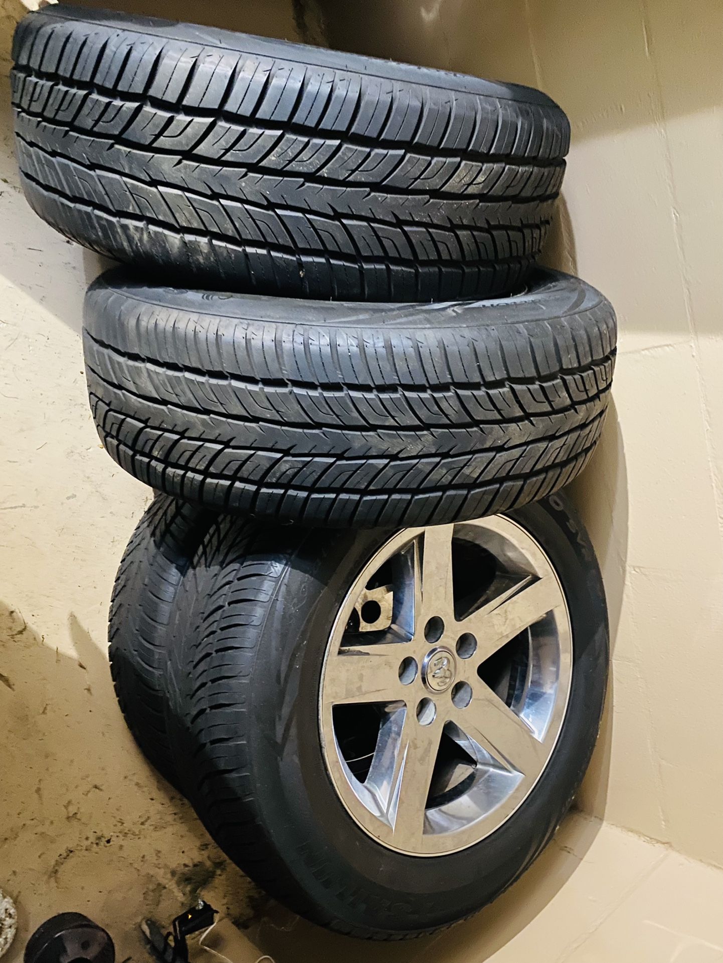 Ram 1500 5x5.5 Wheels with Tires