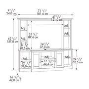 NEW Tv Stand Entertainment Wood Hidden Storage Indoor Furniture Console Media Home Gaming Shelves Table Cabinet Living Room Center Flat Panel*βREADβ*