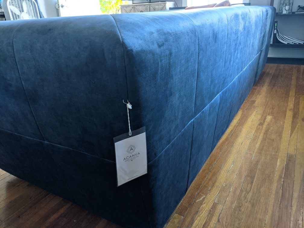 Literally Brand New! Acanva Luxury Mid-Century Tufted Velvet Sectional! Delivery Included!