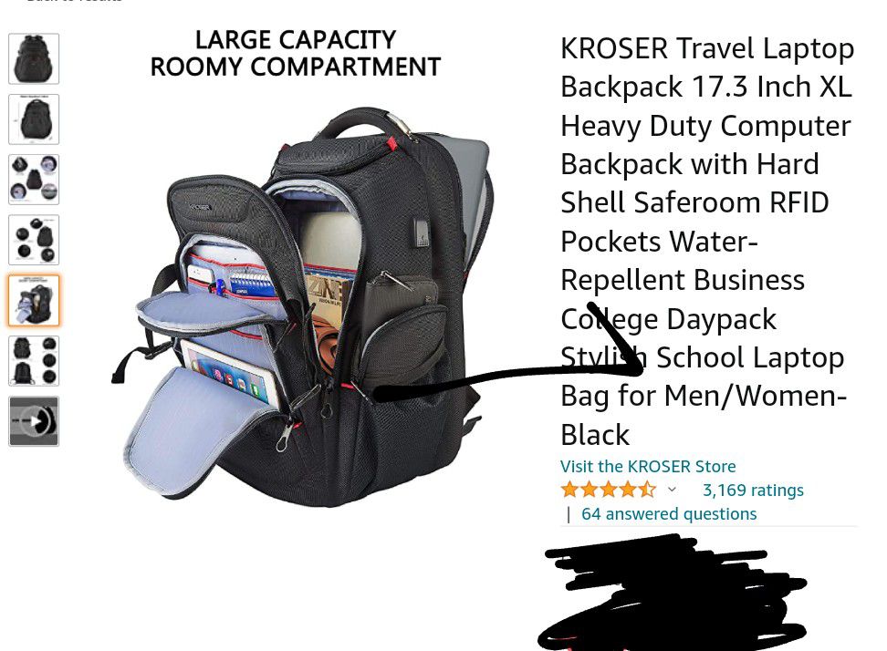Kroger laptop backpack