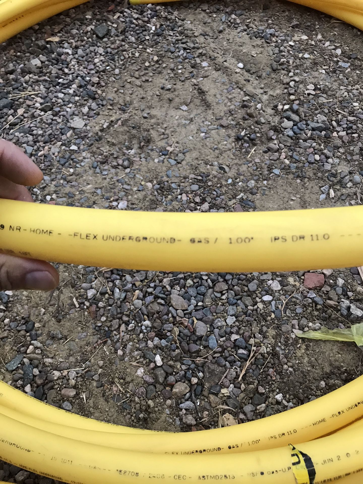 1 in. IPS x 80 ft. DR 11 Underground Yellow Polyethylene Gas Pipe