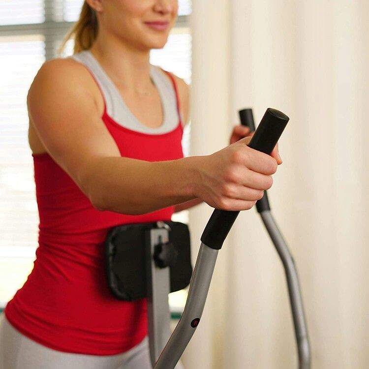 Air Walk Trainer Elliptical Machine Glider w/ LCD Monitor