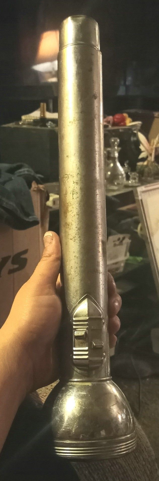 Vintage Police Fireman Flashlight Works