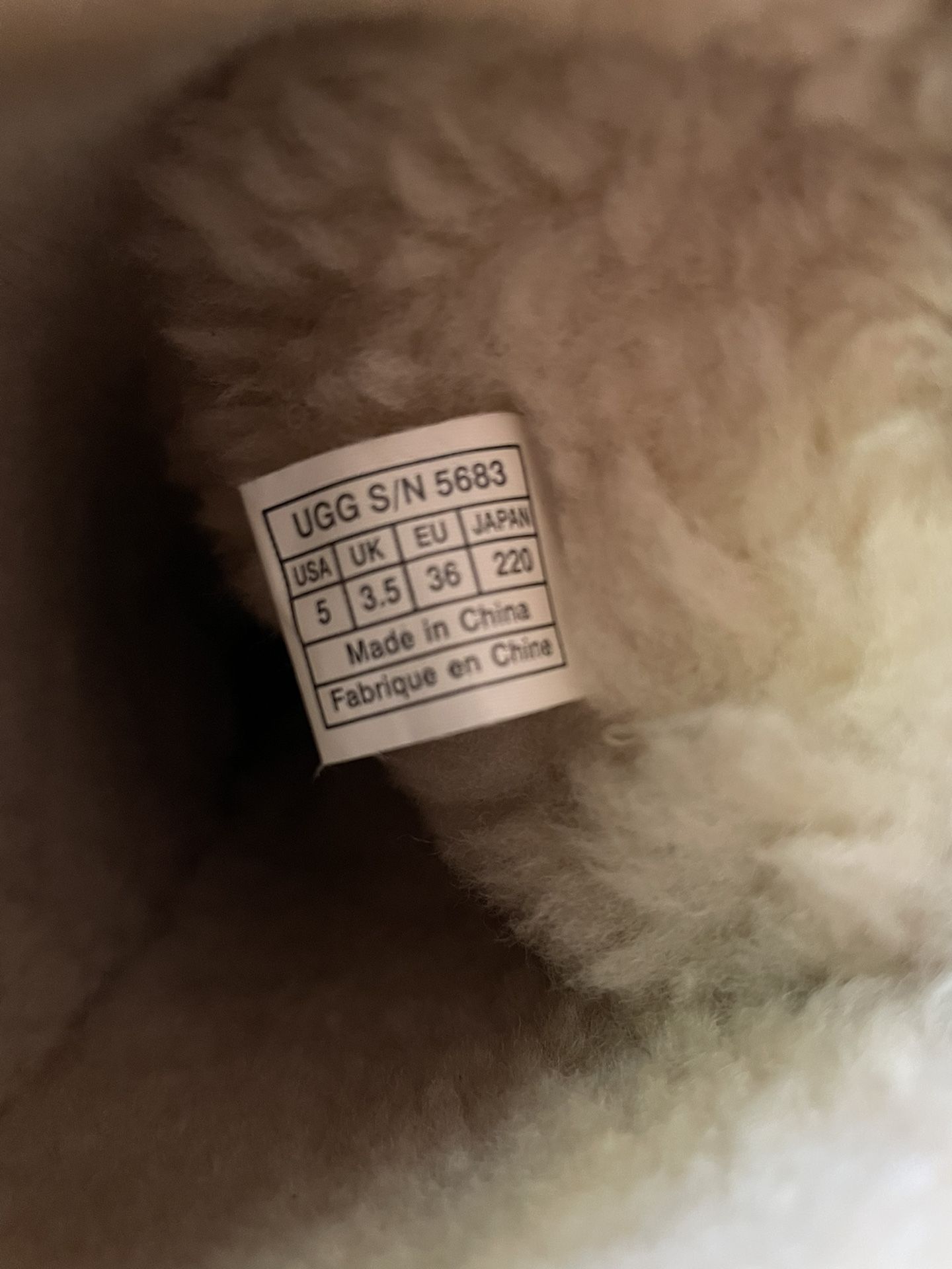 Gray Ugg Boots Size 5