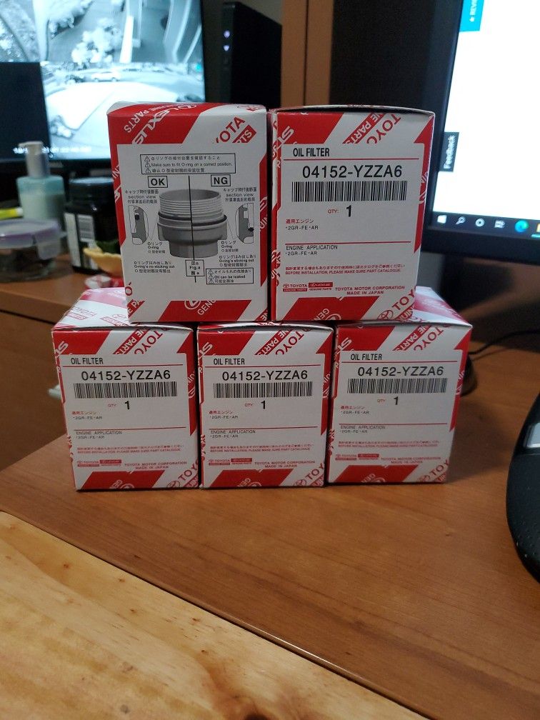 Toyota oil filters