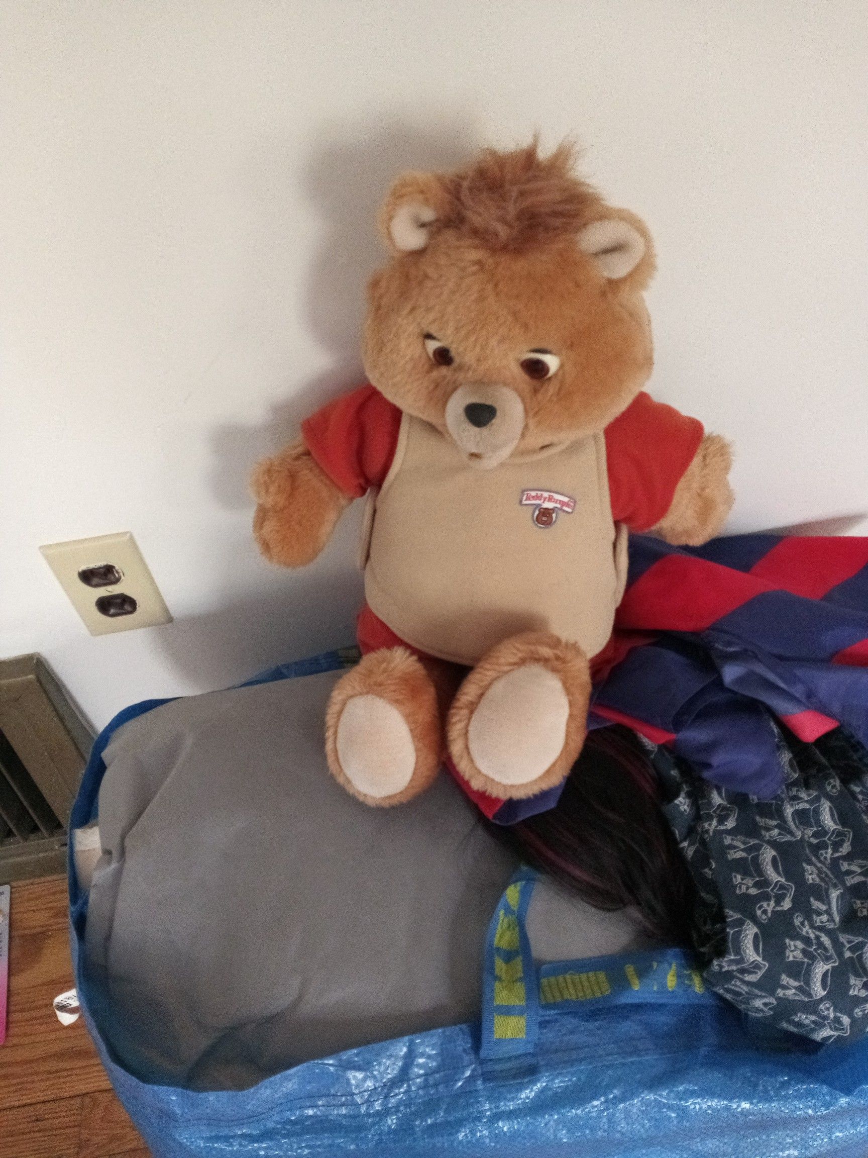 The real teddy ruxpin that works and talks