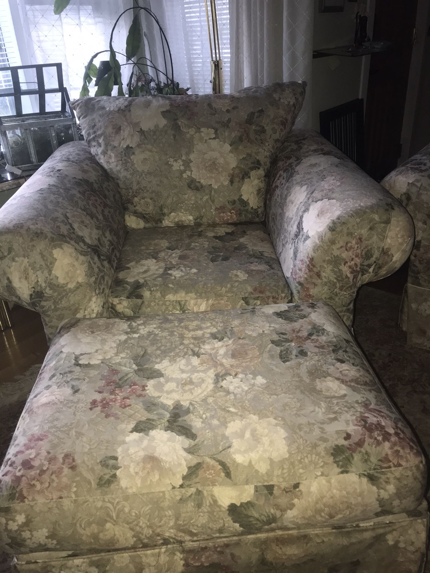 Sofa, Chair and Ottoman