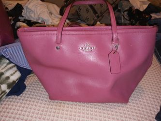 3 coach and one unknown brand purses for sale . Thumbnail