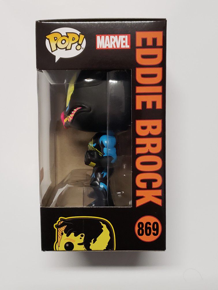 Eddie Brock (Venom) Black Light Funko Pop