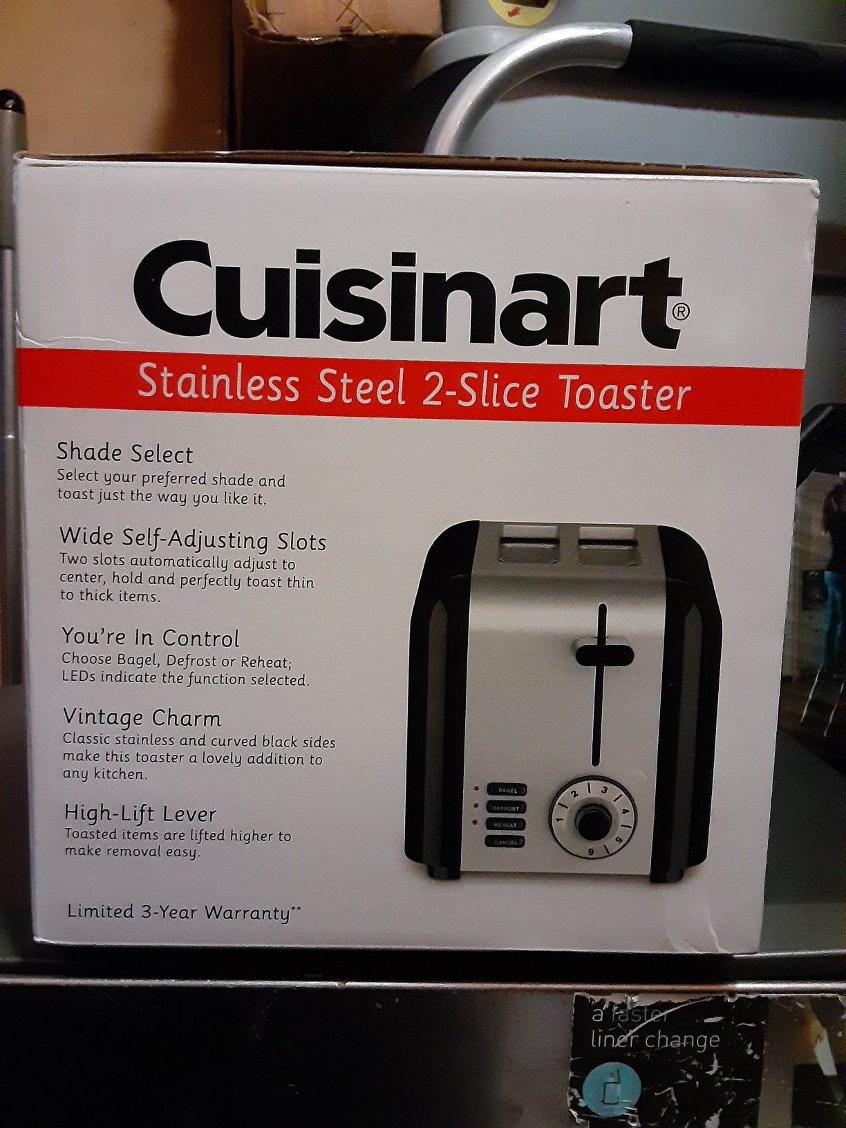 Cuisinart 2 slice toaster