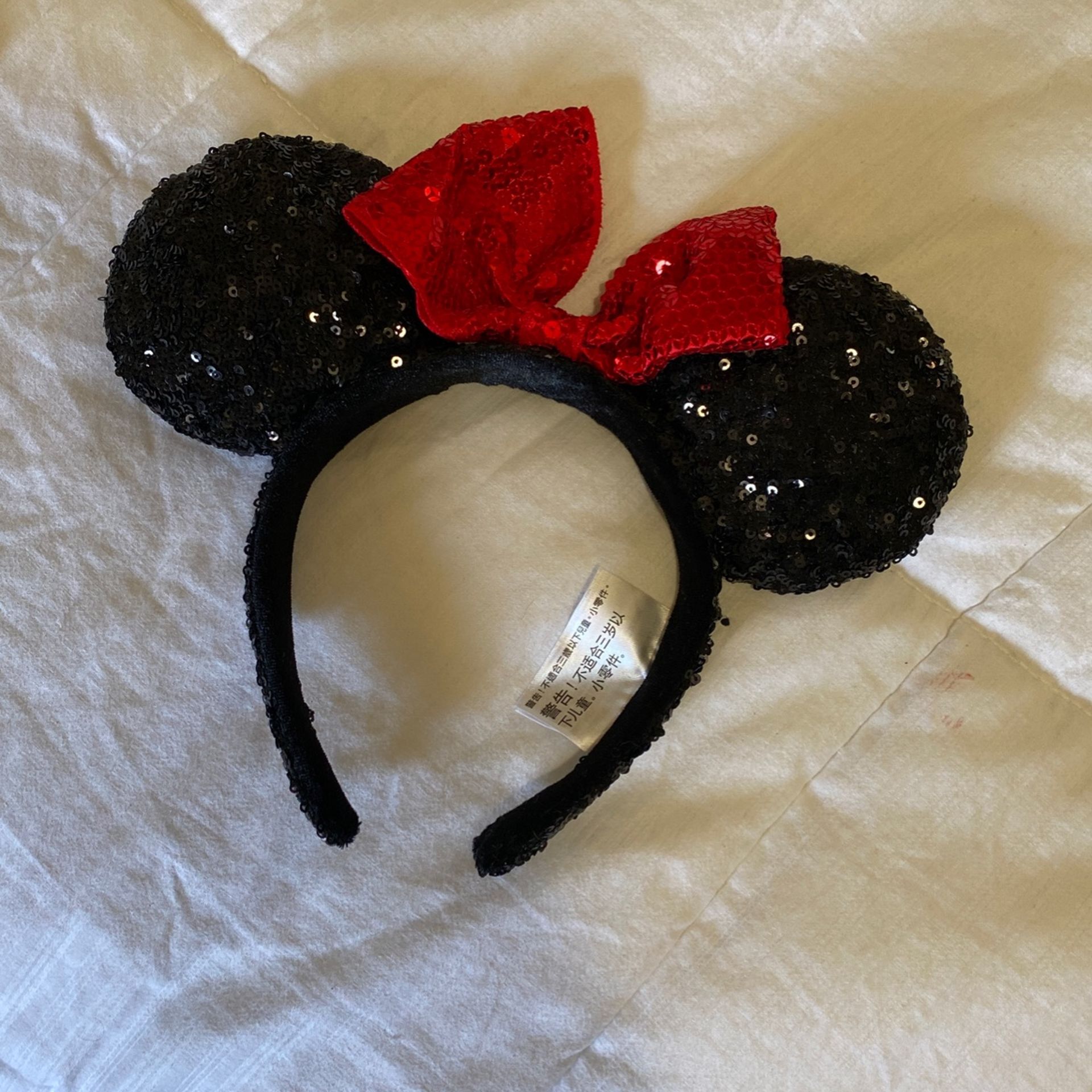 Disneyland Minnie Mouse Sequin Ear Headband
