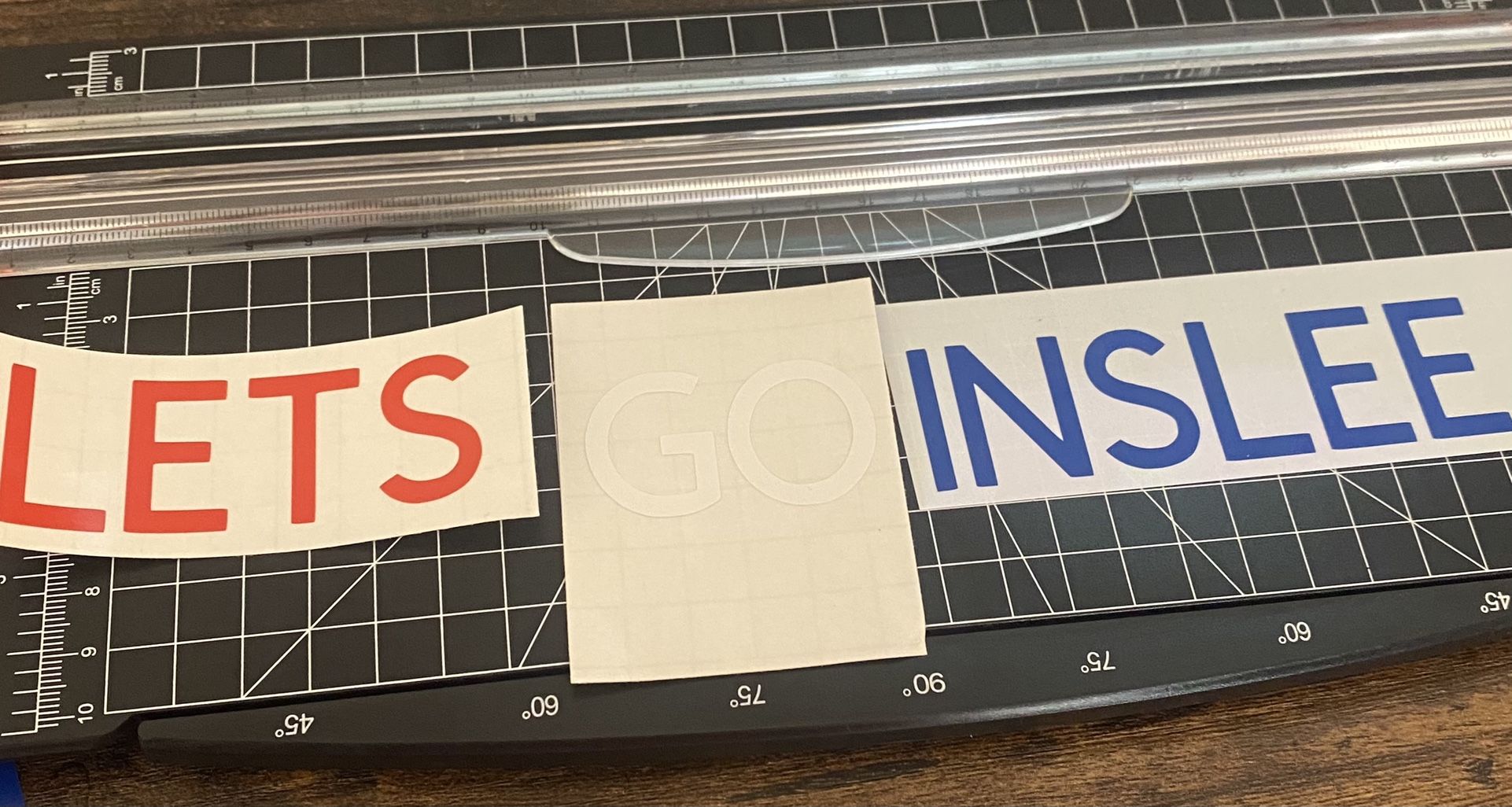“LETS GO INSLEE” Funny Decal For Car Or Window