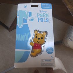 Park Pals- Baby Pooh Bear Seat Belt Hugger Or Desk Figurine With Stand Thumbnail