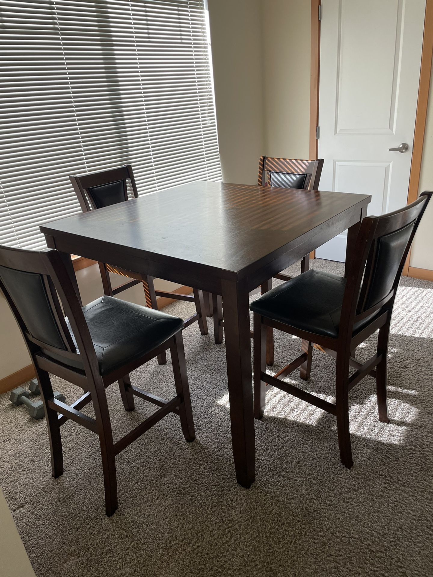 Dinner table, Seats 4, Dark Brown, H36/L42,W42