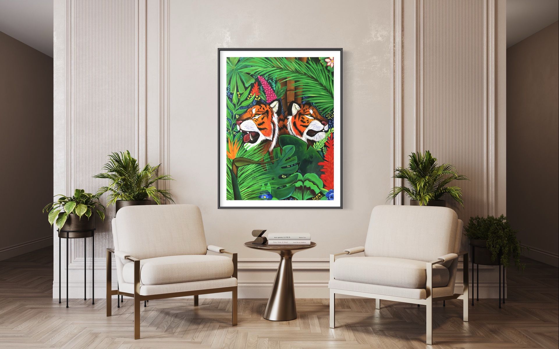 Acrylic Painting, Tigers, Original Painting, Acrylic Art, Artist, Large Painting