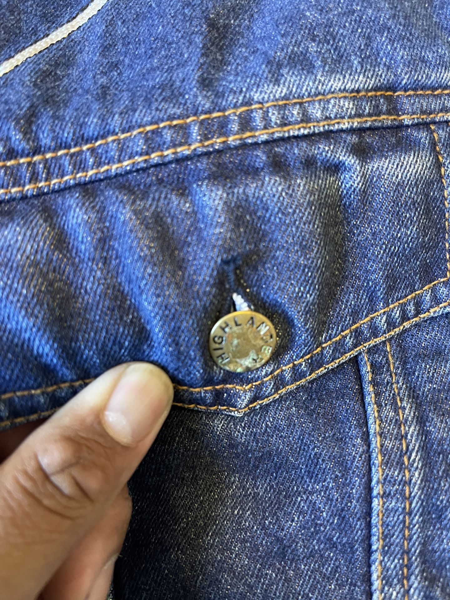 Highlander Size Medium Official Product Promo Denim Jacket Vintage There Can Be