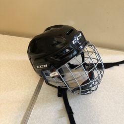 CCM RES 100 Ice Hockey Helmet Sz M Black Youth Thumbnail