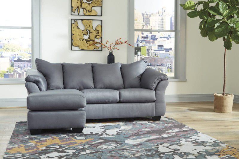 Darcy Steel Sofa Chaise Finance and Delivery Available
