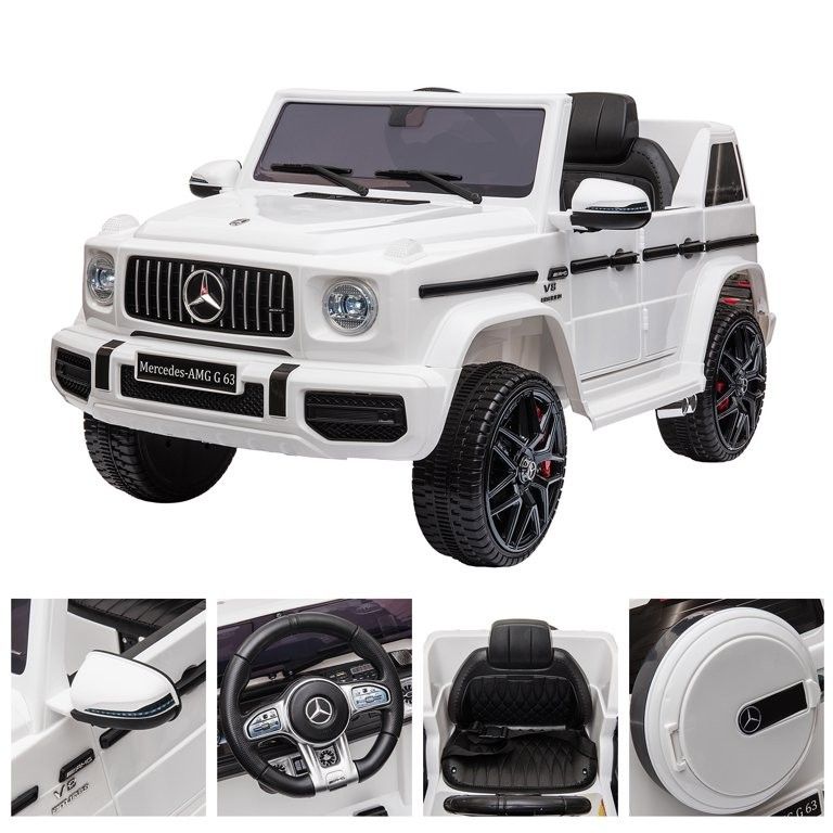Tobbi
TOBBI Licensed Mercedes-Benz AMG G63 Kids Ride on Car 12V Electric Motorized Vehicles with Remote Control, Battery Powered, LED Lights, Wheels