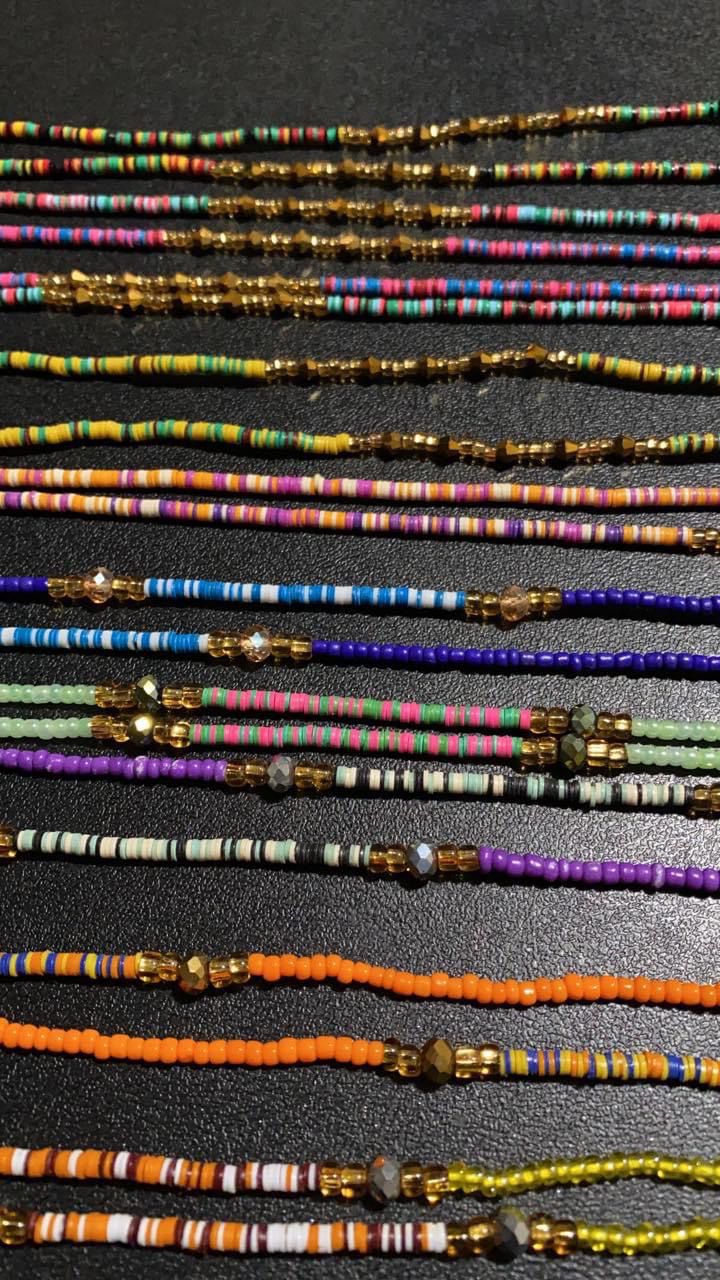 Waist Beads All Styles And Colors & Anklets