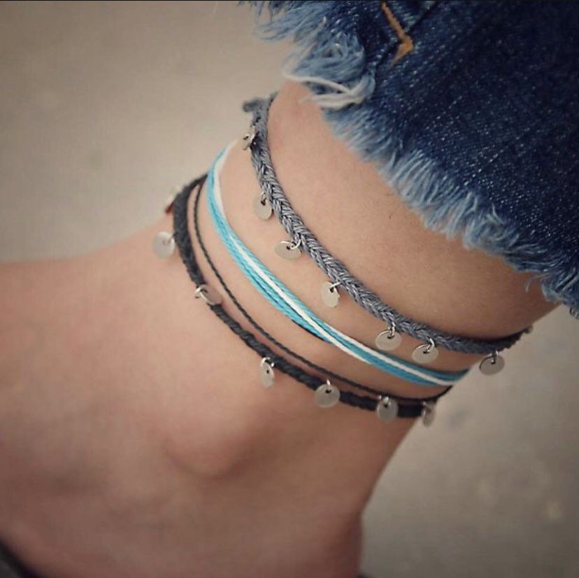 PICK UP ONLY! BRAND NEW Boho Anklet. Blue, black & white colored. ALL SALES ARE FINAL