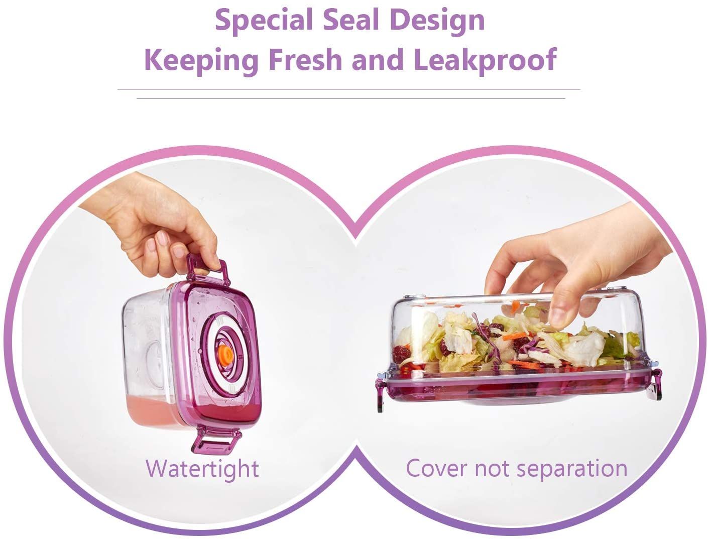 Brand New* Vacuum Food Storage Containers with Lids and Automatic Pump