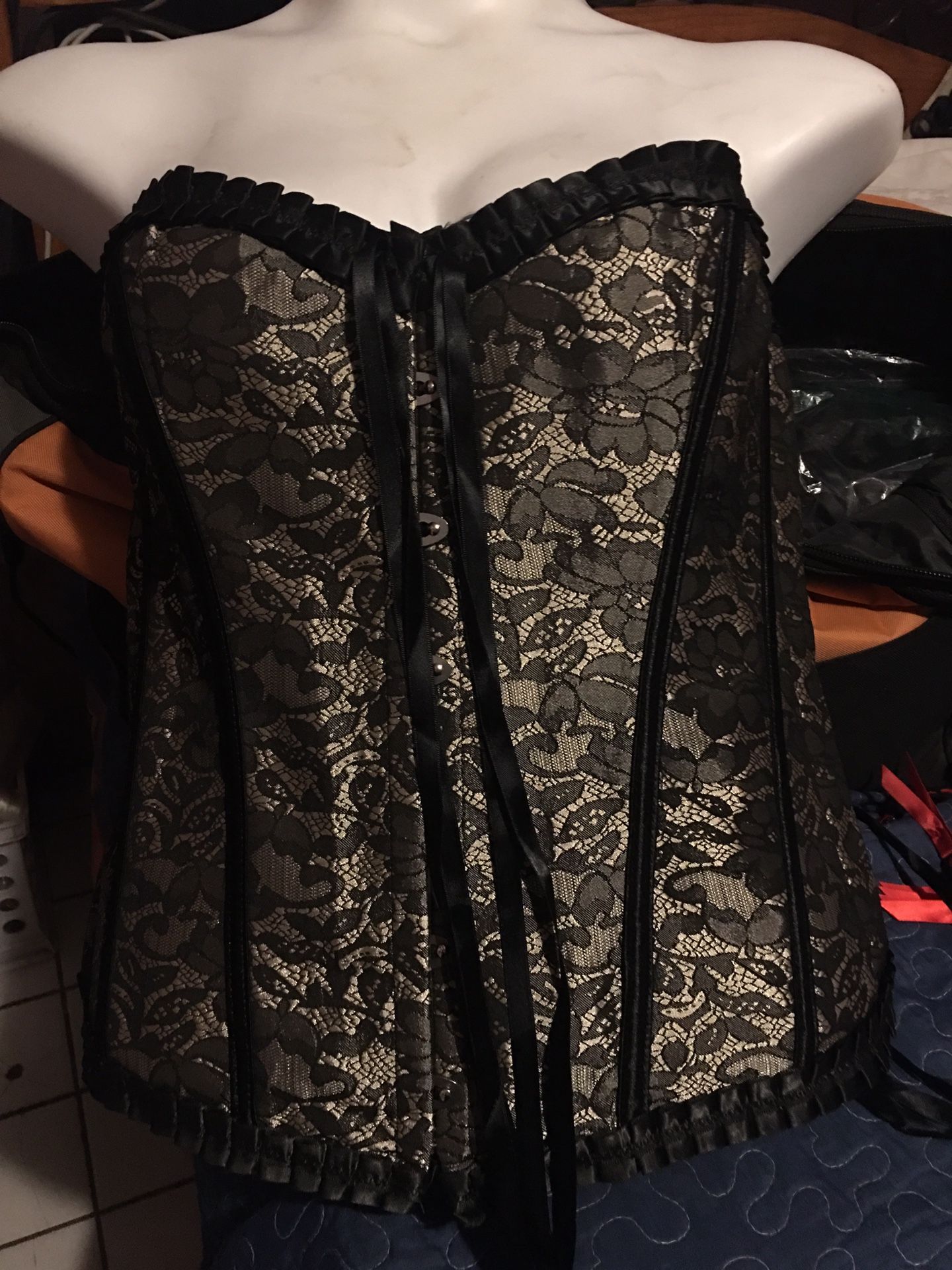 Corset Mire La Table Para Las Medidas