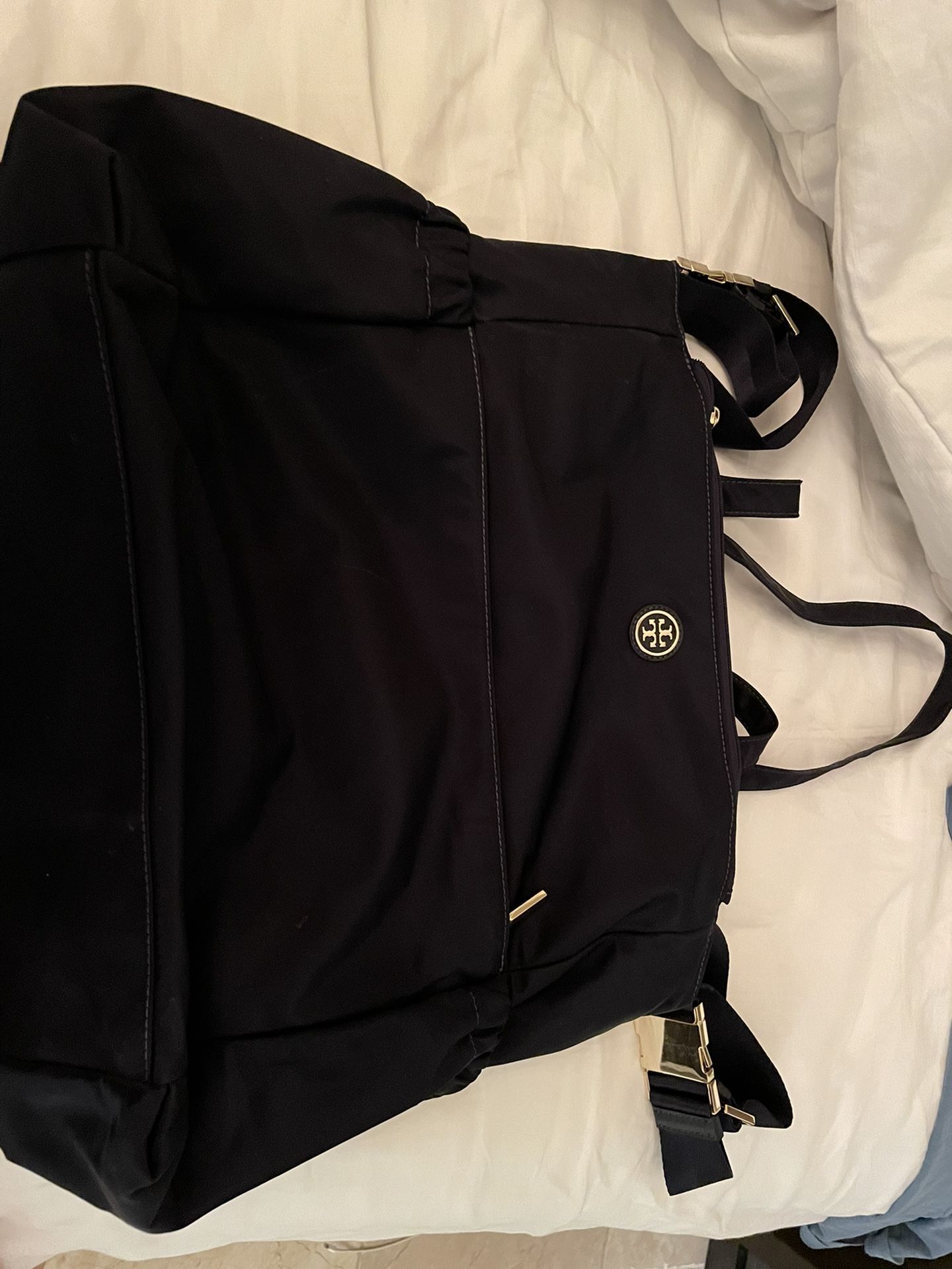 Navy Tory Burch Diaper Bag