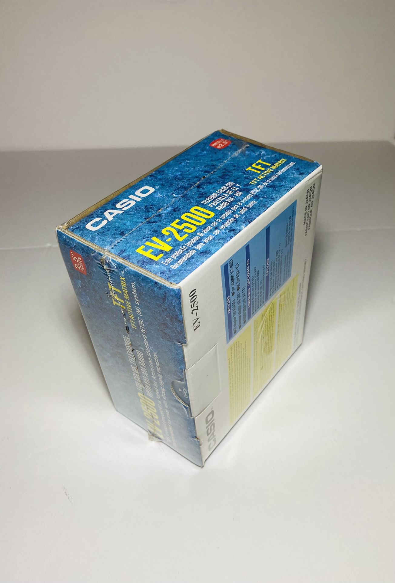 EV-2500 Vintage Casio Portable LCD TV Handheld Color Television SEALED New