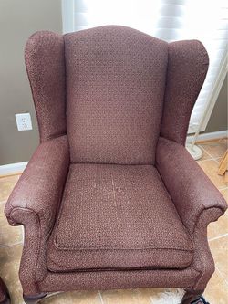 Two Upholstered Living Room Chairs - Will Deliver Thumbnail