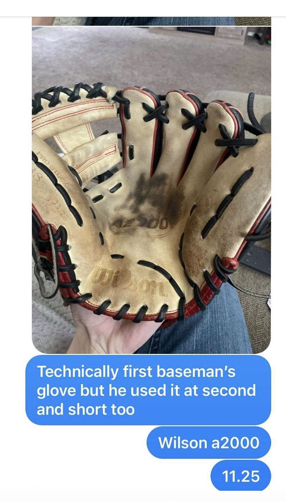 Wilson A2000 Baseball Glove **Perfect Condition**