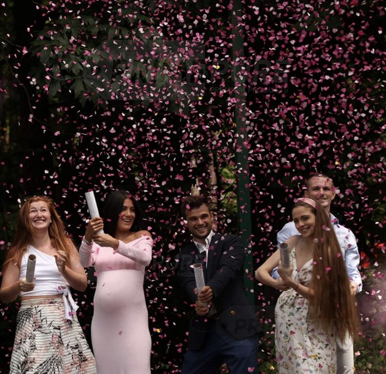 Premium Gender Reveal Confetti Cannon - Set of 4