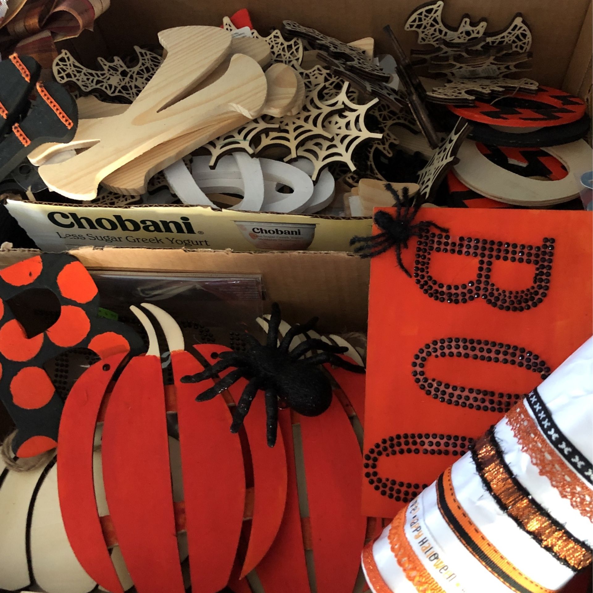 Halloween and Fall Craft decorations, Ribbon and More