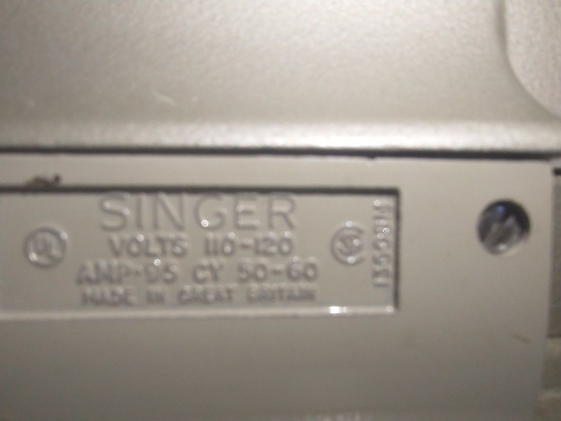 Singer Sewing Machine Model #13608M