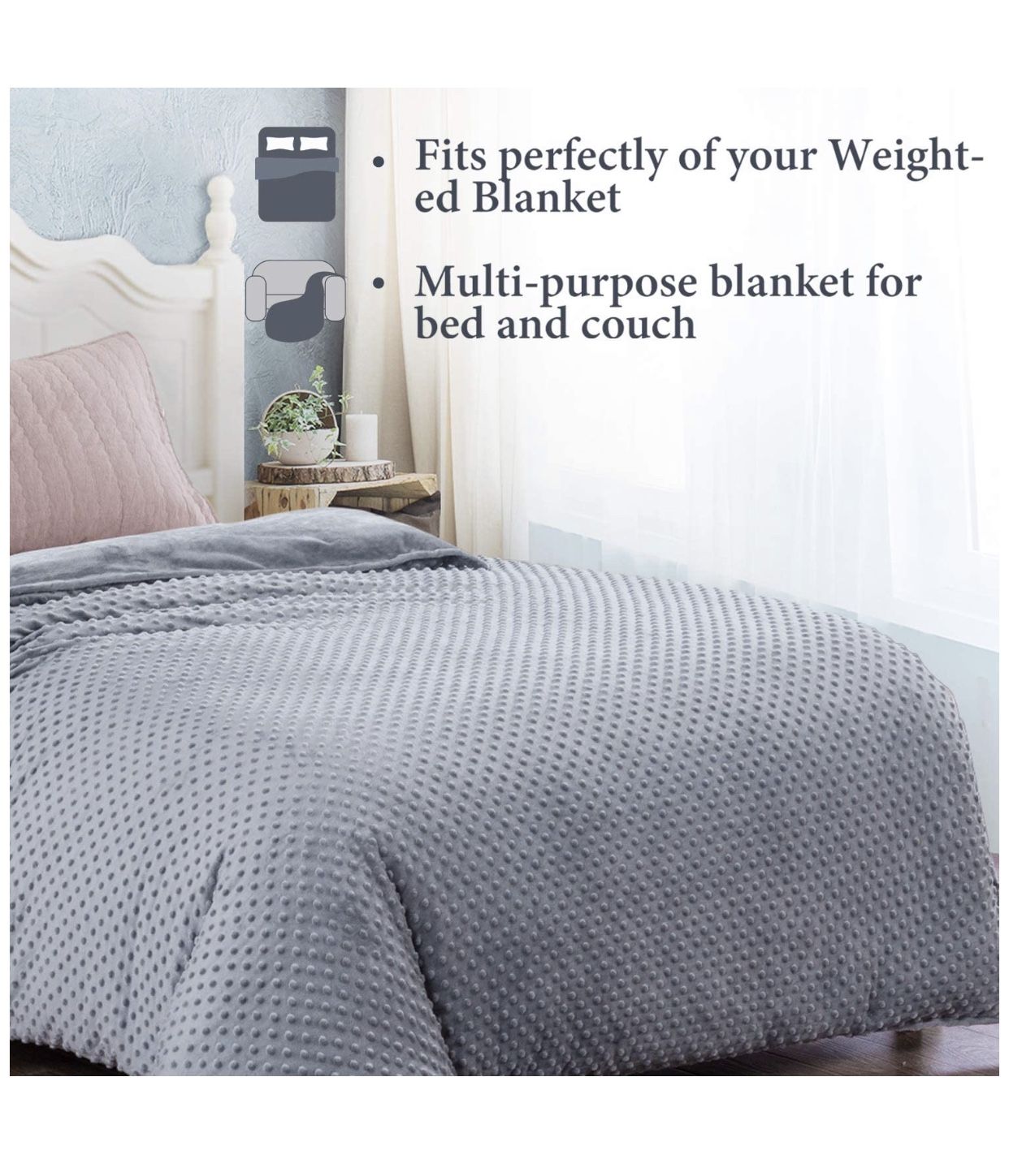 Duvet Cover for Weighted Blankets