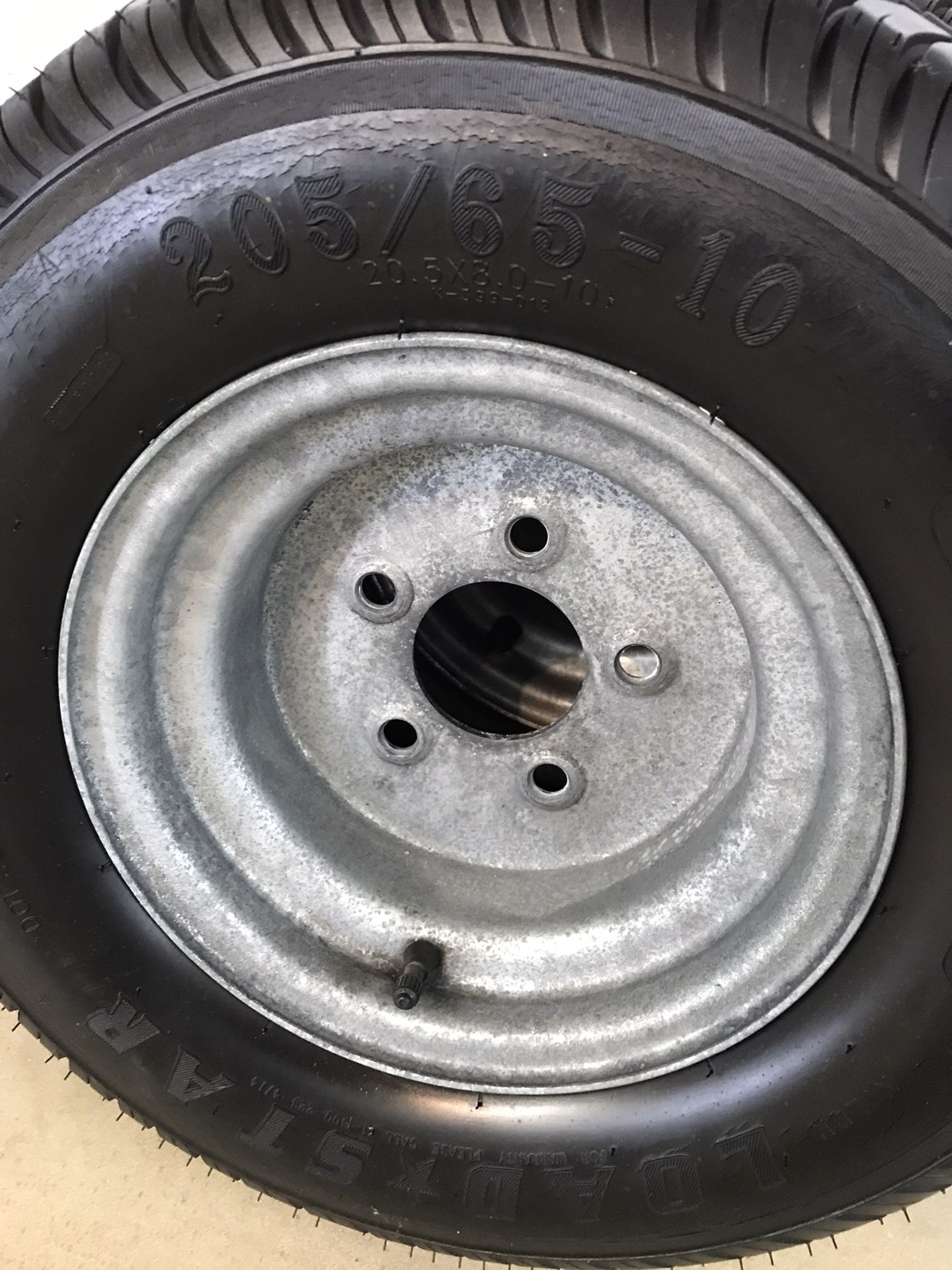 Trailer tire rims