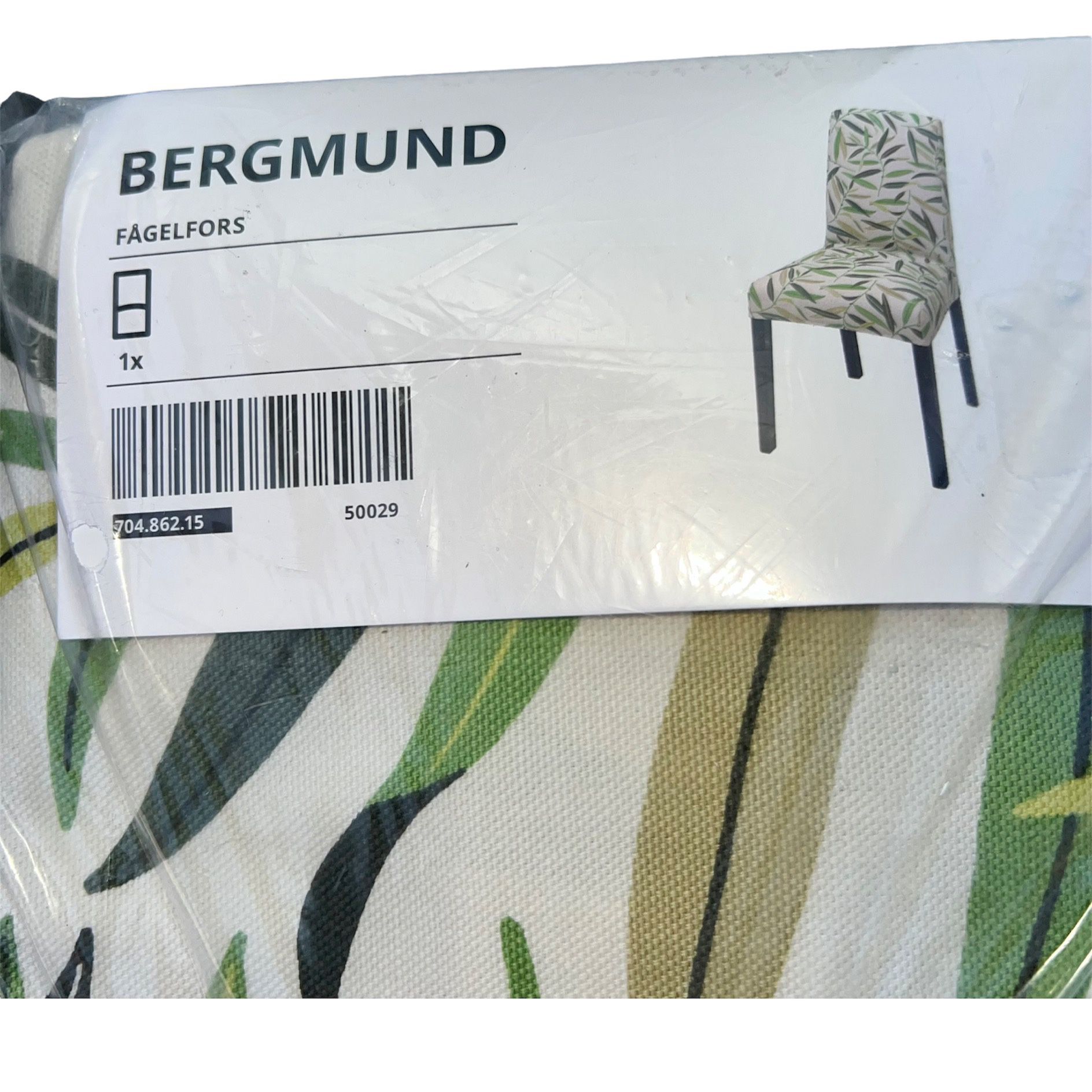 IKEA BERGMUND Fågelfors Chair Cover Multicolor 704.862.15 New
