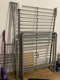 Junior Loft Bunk Bed With Ladder Silver Thumbnail
