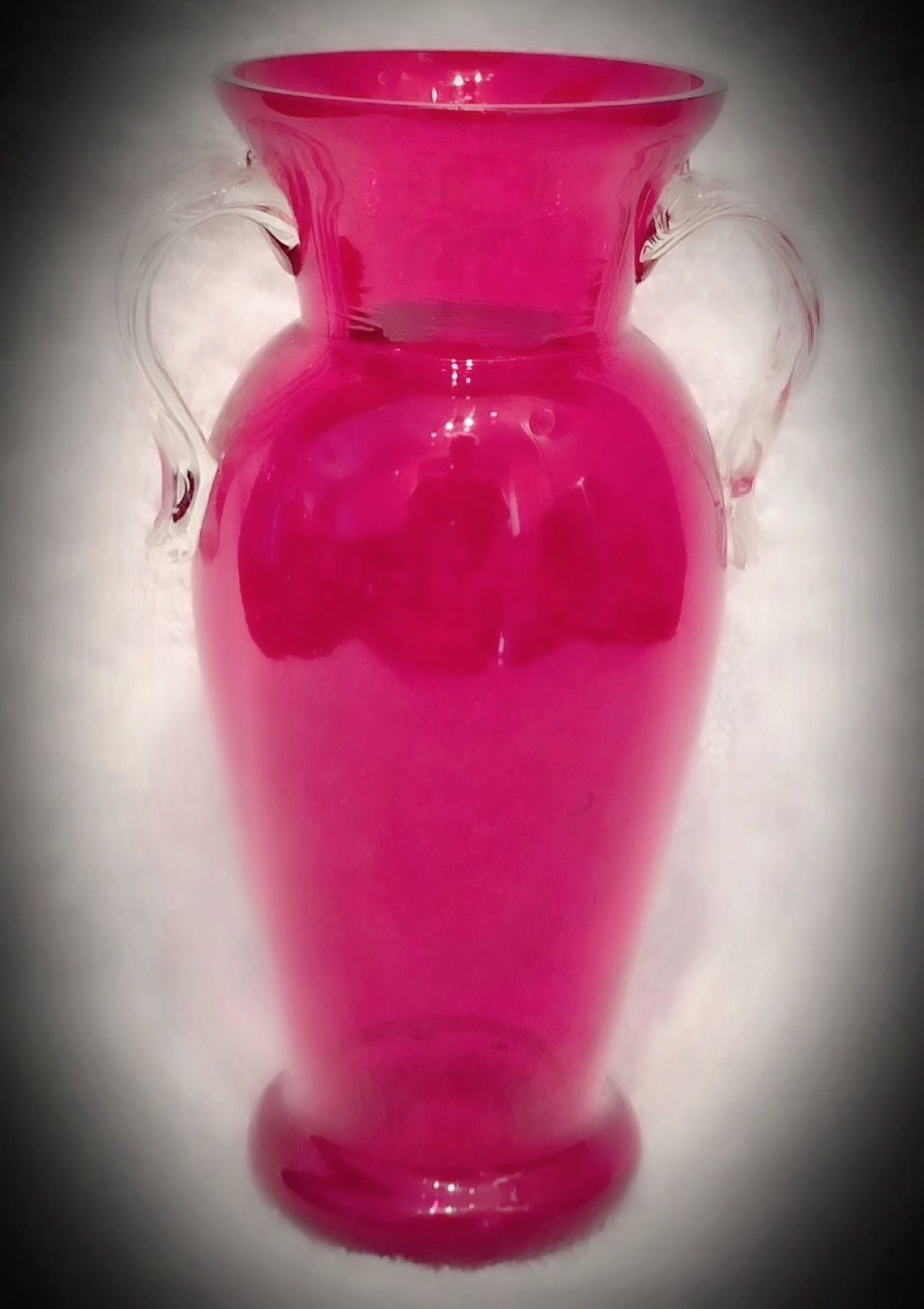 Antique Ruby Red Cranberry Fine Art Glass Czech/Czechoslovakia Bud Vase Vintage Original Artist/Artisan Hand-Honed/Articulated/Blown Handmade/Made